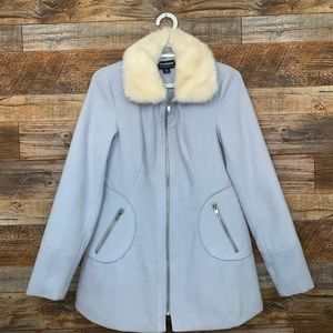 Coffeeshop Periwinkle Winter Coat